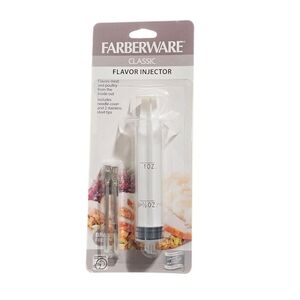Farberware Classic Flavor Injector with 2 Stainless Steel Tips - Meat & Poultry
